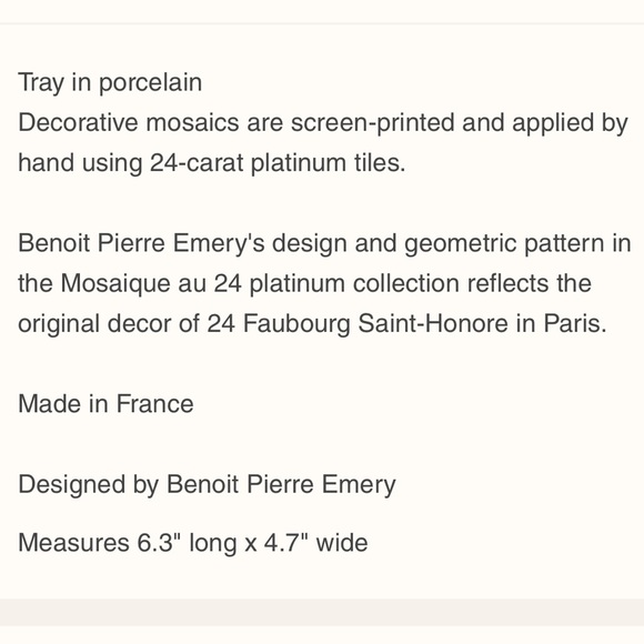 Hermes Porcelain Small Tray - Picture 10 of 14